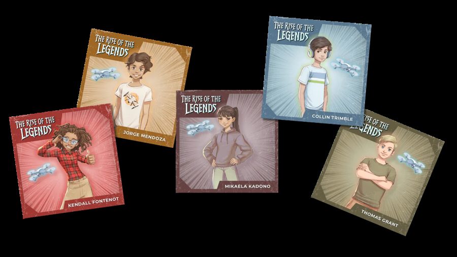 Character study trading cards